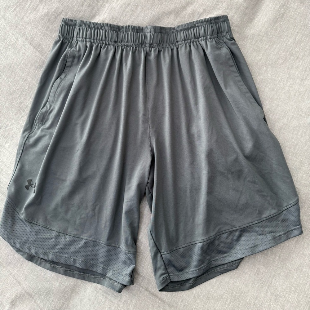 Under Armour Men's Charcoal Athletic Shorts